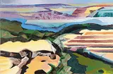 David Pugh, Drumheller Valley, 1993, oil on canvas