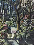David Pugh, Untitled - Sandstone Spring, oil on canvas