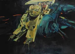 Ronald John Spickett, Untitled - Get Away 2, 1967, oil on canvas