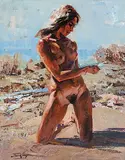 Jack Elmo King, Untitled - Nude Figure
