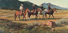 David Adams, Along the Front Range, oil on canvas