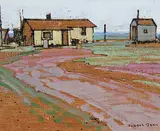Robert Genn, The Yellow House, Jockville, Churchill, Man.