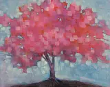Connie Geerts, Particles of Spring, 2008, acrylic on canvas