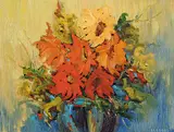 Lissi Legge, When You're Smiling, oil on wood board