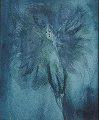 Jack Nichols, Fluttering Wings, mixed media on paper