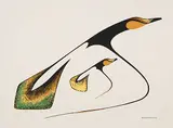 Kenneth Benjamin Chee Chee, In Flight #64/75, colour silkscreen on paper