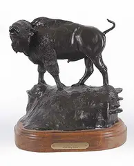 Mike Day Chief, Iihtsipaitapiiyo'pa [Source of Life] #4/12, 1997, bronze sculpture