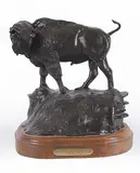 Mike Day Chief, Iihtsipaitapiiyo'pa [Source of Life] #4/12, 1997, bronze sculpture
