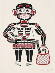 Henry Hunt, Cannibal Woman #293/600, 1979, colour silkscreen on paper
