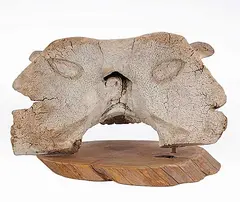 Mask II #proof by Nutaralaq Akulukjuk, whale bone carving, sold Mar 2012