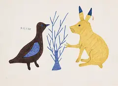 Helen Kalvak, Untitled - Dancer, felt marker on paper