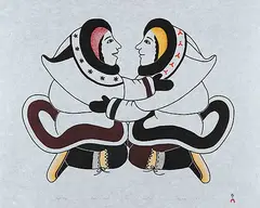 Mary Pudlat, Joyful Song #5/50, 1995, colour stonecut and stencil on paper
