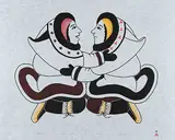 Mary Pudlat, Joyful Song #5/50, 1995, colour stonecut and stencil on paper