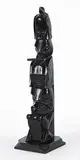 Rufus Moody, Untitled - Haida Pole, 1961, argillite carving