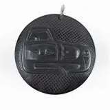 Bill Stevens, Haida Hawk, 1960, argillite pendant carving