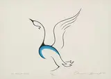 Clemence Wescoupe, Mating Dance #261/375, 1979, colour silkscreen on paper