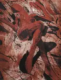 Graham Coughtry, Untitled - Figure #6/40, 1979, colour lithograph on paper
