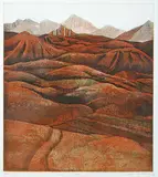 John Kenneth Esler, Kananaskis II #A/P, 1979, colour etching on paper