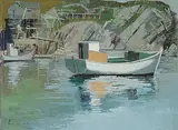 Peter Kerrigan, Hibb's Cove, Newfoundland, Summer 1970, 1970, oil on wood board