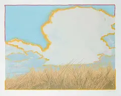 William Harry Lobchuk, Untitled - Field #27/75, 1978, colour silkscreen on paper
