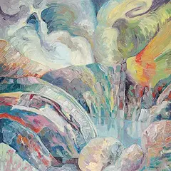 Peter McConville, Untitled - Paint in the Sky, 1993, acrylic on canvas