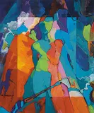 Peter McConville, Untitled - Spirit One, 1999, acrylic on paper