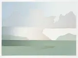 Norman Antonio Onley, Strait of Georgia / Coast Suite #A.P. ii/v, colour silkscreen on paper