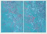 Hector Saunier, Diptique #16/60, 1970, aquatint and etching on paper