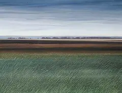 Harry Savage, Alberta Fields to Sky Series 1, 1997, watercolour on paper