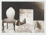 Kenneth A. Webb, Interior Section #17/20, etching on paper