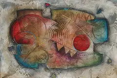 Eric Dennis Waugh, SPAR No. 2A, mixed media on paper