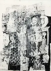 Untitled - Wax Museum by Maxwell Bennett Bates, 1965, ink on paper, sold Nov 2011