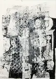 Maxwell Bennett Bates, Untitled - Wax Museum, 1965, ink on paper