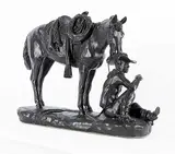 Charlie A. Beil, Untitled - Range Rider #13/30, 1978, bronze sculpture