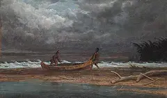 Thomas Mower Martin, Untitled - Moonlight, Lake Superior, 1888, oil on canvas