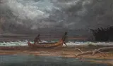 Thomas Mower Martin, Untitled - Moonlight, Lake Superior, 1888, oil on canvas