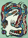 Norval Morrisseau, Untitled - Shaman and Animal Spirits