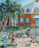 Pauline Thibodeau Paquin, A Marelle, 2004, acrylic on canvas