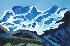 Glacier by David Pugh, 1993, oil on canvas, sold Nov 2011