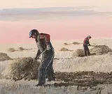 Allen Sapp, Fixing Bundles of Hay