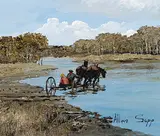 Allen Sapp, Stop to Water the Horses