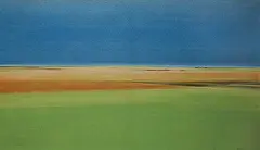 Takao Tanabe, The Land 30/75, 1975, acrylic on canvas