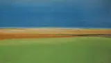 Takao Tanabe, The Land 30/75, 1975, acrylic on canvas
