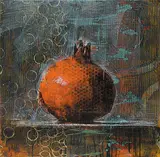 Les Thomas, Still Life Painting #317, 2002, oil and encaustic on wood board