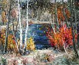 Tinyan Chan, The Forest Maze, acrylic on canvas