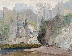 Malcolm Arbuthnot, Untitled - The Castle, oil on canvas