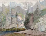 Malcolm Arbuthnot, Untitled - The Castle, oil on canvas