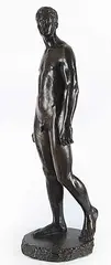 Josef Bastgen, Untitled - Nude Male Study, bronze sculpture