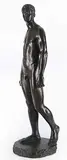Josef Bastgen, Untitled - Nude Male Study, bronze sculpture