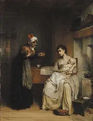 John Burr, Untitled - Love through the Generations, 1877, oil on canvas